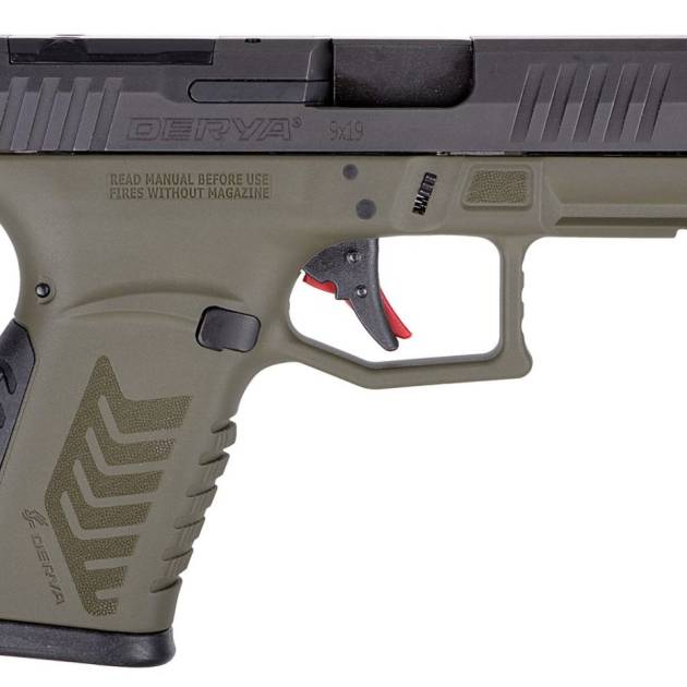 DERYA ARMS DY9Z 9MM ODG/BLK 10+1 OR
