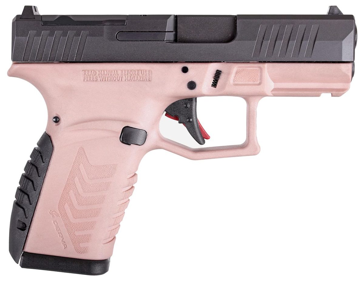 DERYA ARMS DY9Z 9MM PINK/BLK 15+1 OR