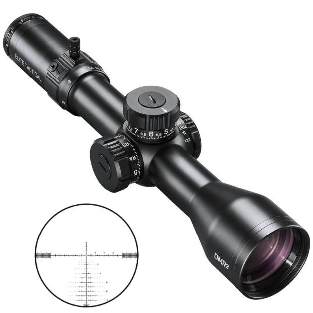 Bushnell Elite Tactical DMR3 3.5-21x50mm FFP G4P riflescope in black