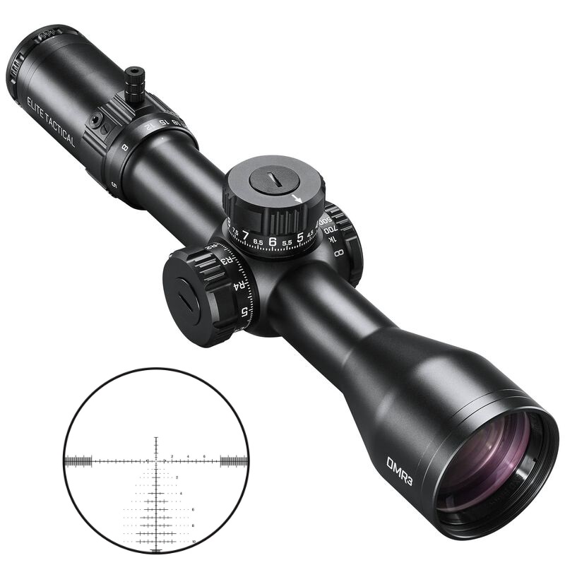 Bushnell Elite Tactical DMR3 3.5-21x50mm FFP G4P riflescope in black
