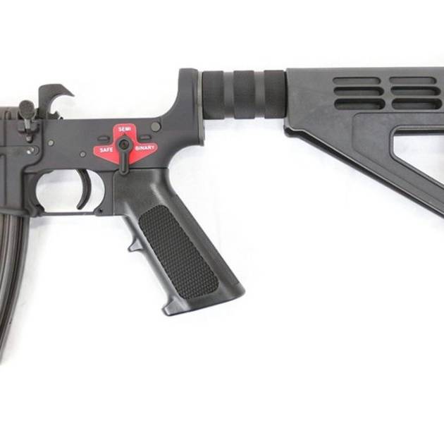 Franklin Armory BFSIII M4-BLR lower with SBM4 pistol brace in black