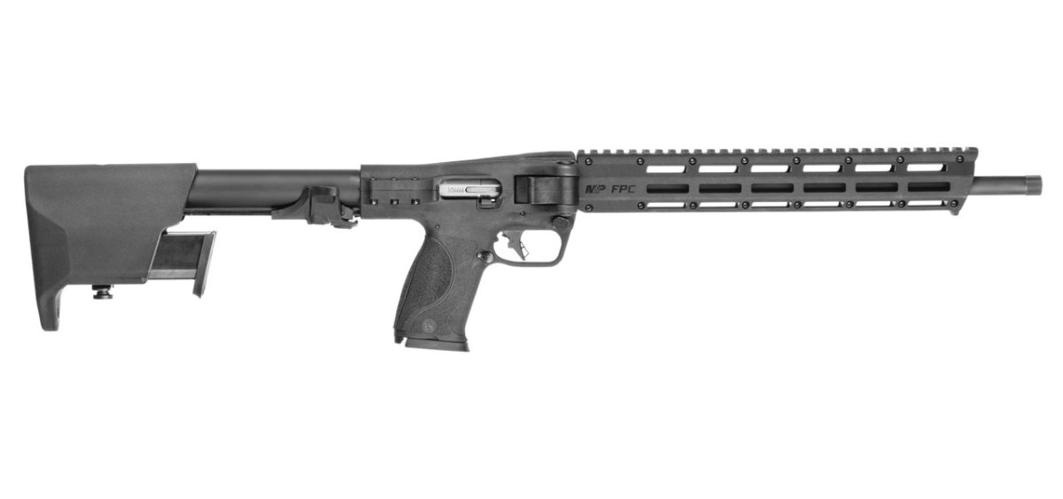 Smith & Wesson M&P FPC 10mm folding carbine with 16.25-inch threaded barrel