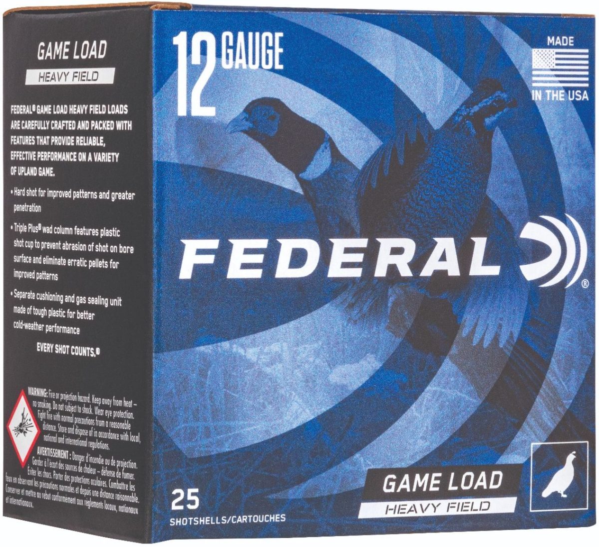 FDR 12G HVY 2.75-1.25-4 25RD