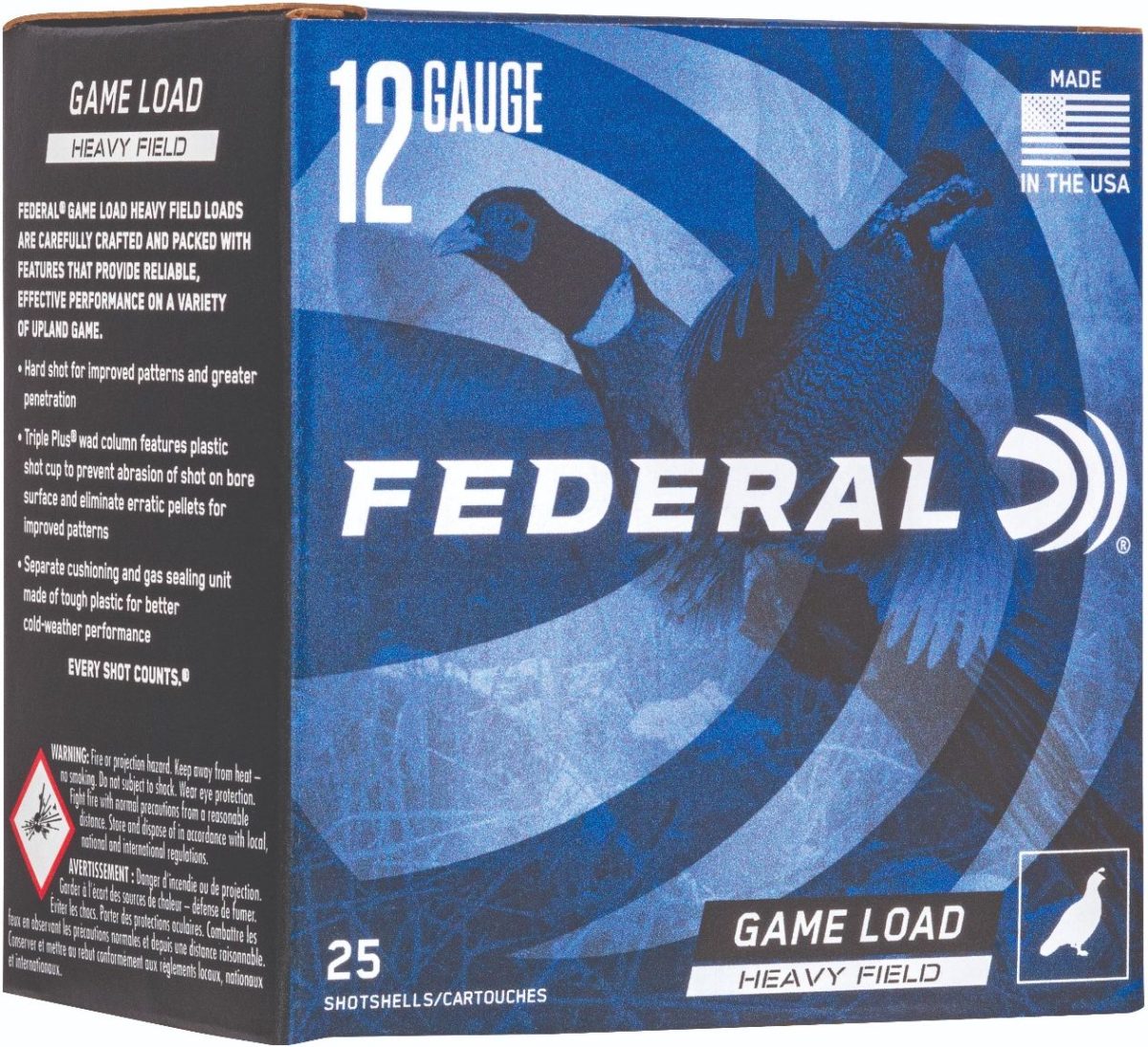 FDR 12G HVY 2.75-1.25-5 25RD