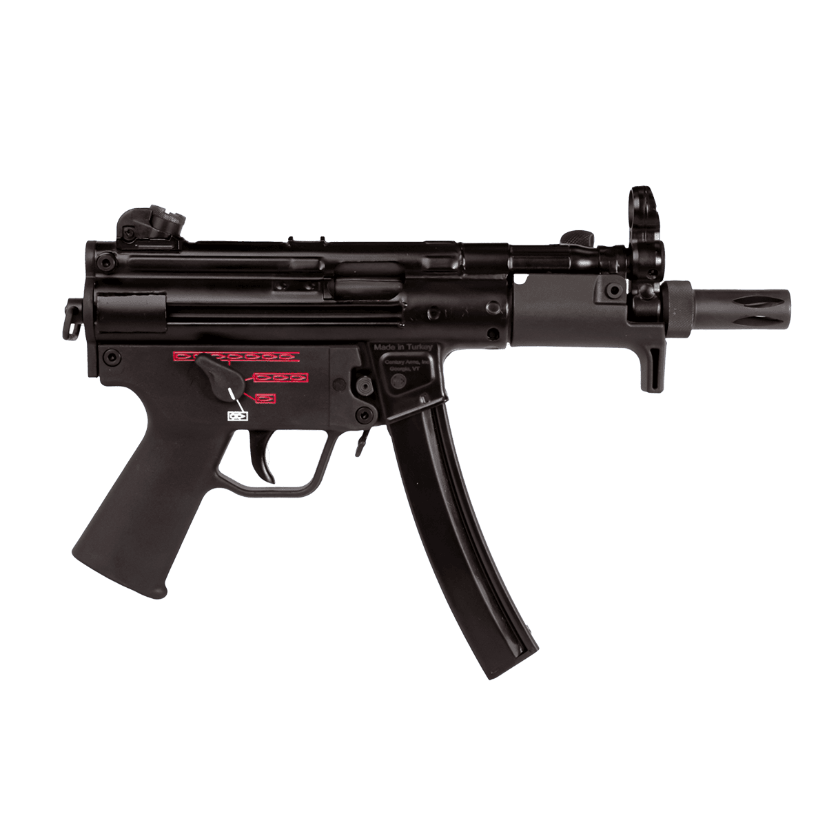CENTURY ARMS AP5-P NAVY 9MM BLK 5.75" 30+1