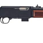 Henry Homesteader 9mm rifle with 16.37-inch blued barrel and American walnut stock