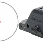 Holosun HS407C-X3 open reflex sight with 2 MOA red dot and black matte finish