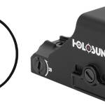 Holosun HS407K X2 6 MOA red dot sight in black anodized finish
