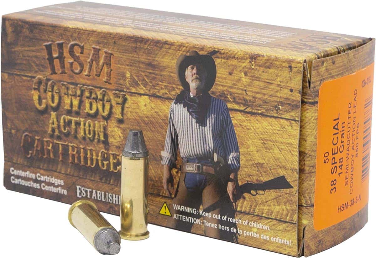 HSM 38SP 148GR CWBY SWC 50RD