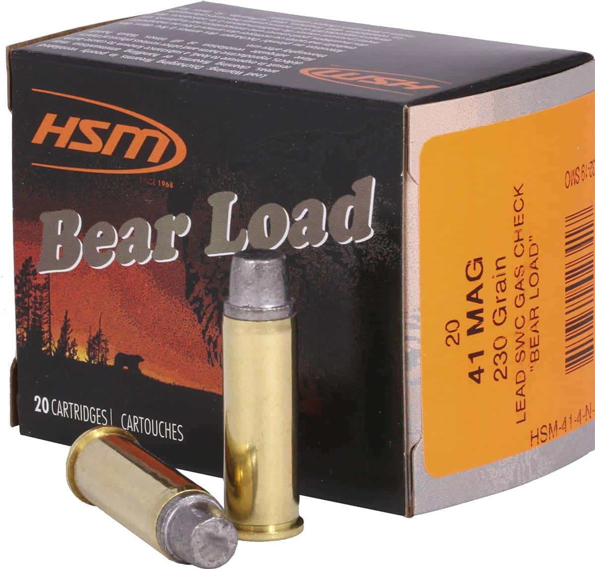 HSM 41M 230GR BEAR WAD 20RD