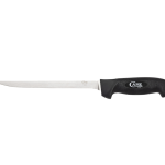 CASE 8" SS FILLET KNIFE BLK RBR HDL