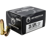 SCORPION 38 SPECIAL 125GR JHP 20BX