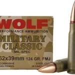 WOLF MC 7.62x39 124GR FMJ 20BX
