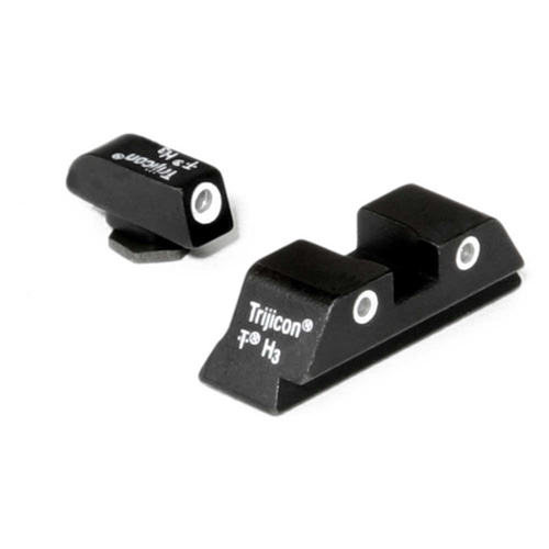 BRIGHT AND TOUGH SELF ILLUMINOUS NIGHT SIGHTS - GLOCK 20 / 21 / 29 / 30 / 36 / 40 / 41 - YELLOW REAR