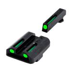 TFO TRITIUM/FIBER-OPTIC DAY/NIGHT SIGHT - GLOCK HIGH, GREEN/GREEN