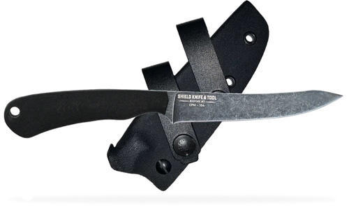 NIMROD ACID WASHED - BLACK G10, PLAIN EDGE, 4.38" BLADE