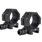 SCOPE RINGS W/ Q-LOC - BLACK, LOW, FITS 35MM TUBES, 1"H