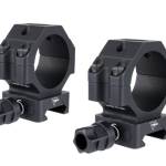 SCOPE RINGS W/ Q-LOC - BLACK, FITS 30MM TUBES, MEDIUM, 1.1"H