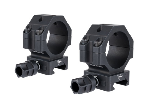 SCOPE RINGS W/ Q-LOC - BLACK, FITS 30MM TUBES, MEDIUM, 1.1"H