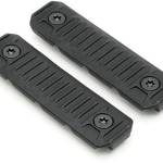 M-LOK CABLE MANAGEMENT COVERS - BLACK, LONG, 2/PC
