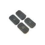 M-LOK CABLE MANAGEMENT COVERS - BLACK, SHORT, 2/PC