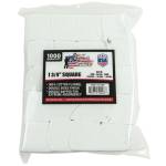 COTTON FLANNEL PATCHES - 7MM-.38 CAL./6MM, 1000 COUNT