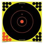 SHOOT•N•C® SELF-ADHESIVE TARGETS 12" BULL'S-EYE, 12 PACK