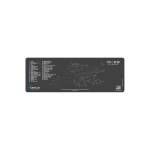 RUGER 10/22 RIFLE MAT - CHARCOAL GRAY/CERUS BLUE, 12" X 36"