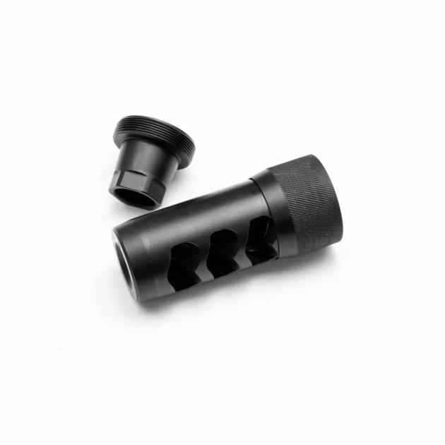 Area 419 Hellfire Self Timing Muzzle Brake 223/6mm Black Nitride 5/8-24