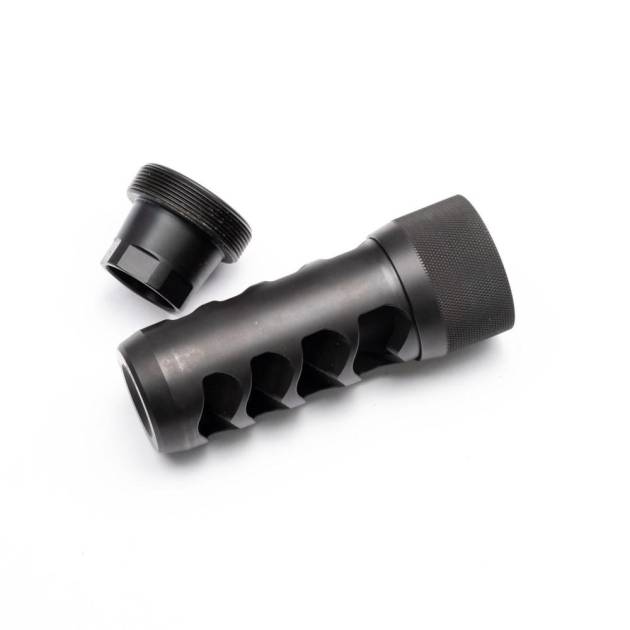 Area 419 Sidewinder Magnum Self Timing Muzzle Brake 30 cal Black Nitride 5/8-24