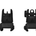 ATI Tactical Flip Up Front & Rear Back Up Sight - Polymer