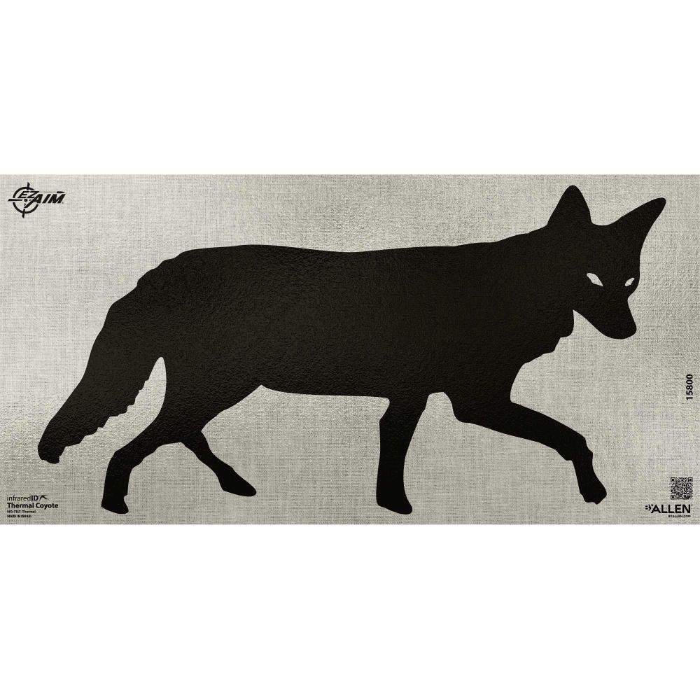 Allen EZ Aim Thermal ID Coyote Paper Target 24"x12" Grey