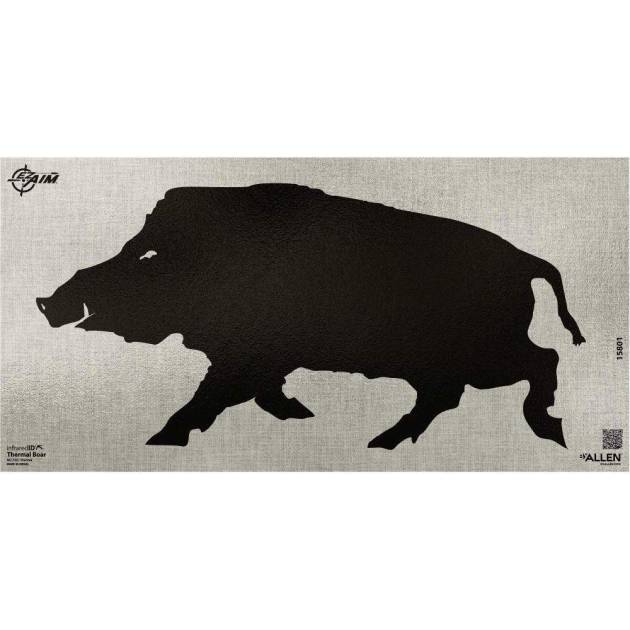 Allen EZ Aim Thermal ID Boar Paper Target 24"x12" Grey