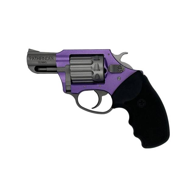 Charter Arms Pathfinder Lavender Lady .22 WMR 6rd Capacity 2" Barrel Lavender with Black Grip