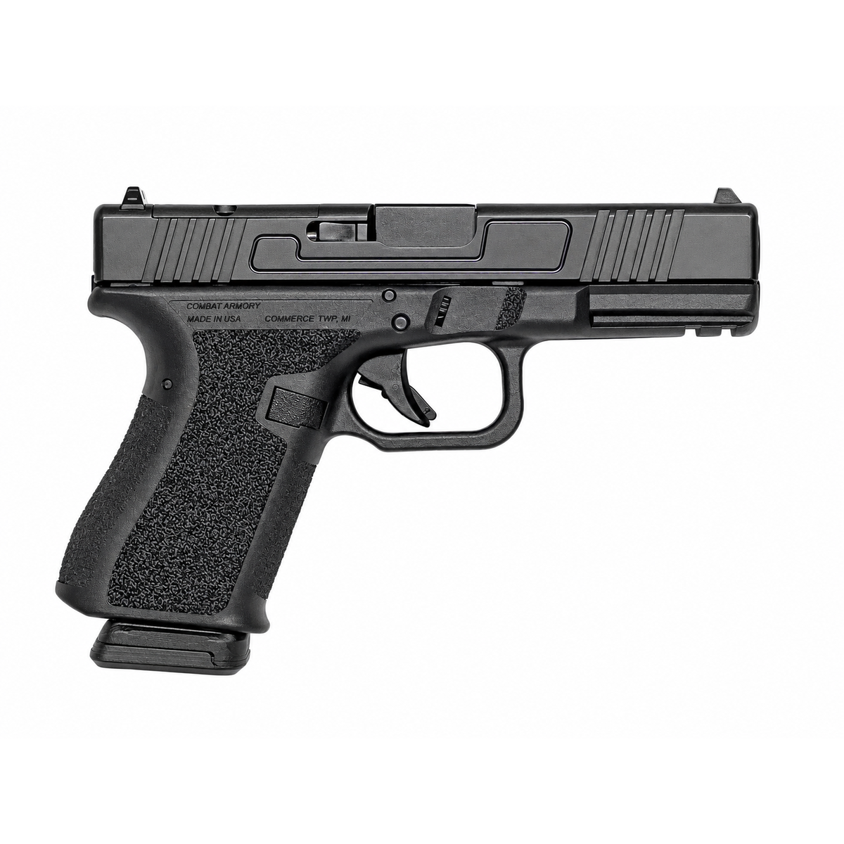 Combat Armory CA19 Handgun 9mm Luger 10rd Magazines(2) 4" Barrel Standard Sights RMR Slide