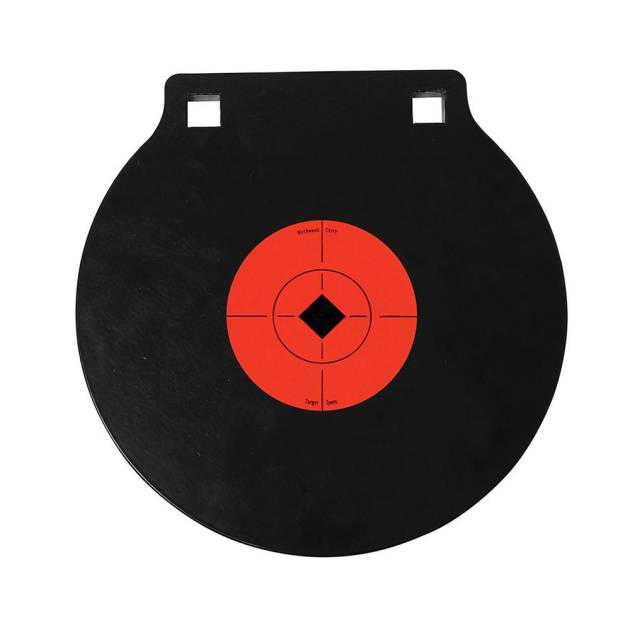 Birchwood Casey World of Targets Double Hole AR500 Gong 10" 3/8" Thick