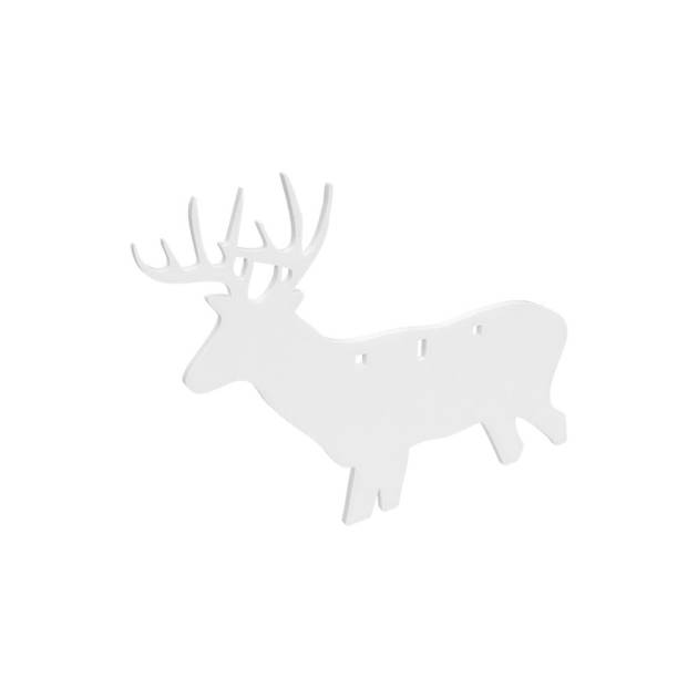 Birchwood Casey AR500 3/8" Silhouette Plate Target 3-Hole Deer