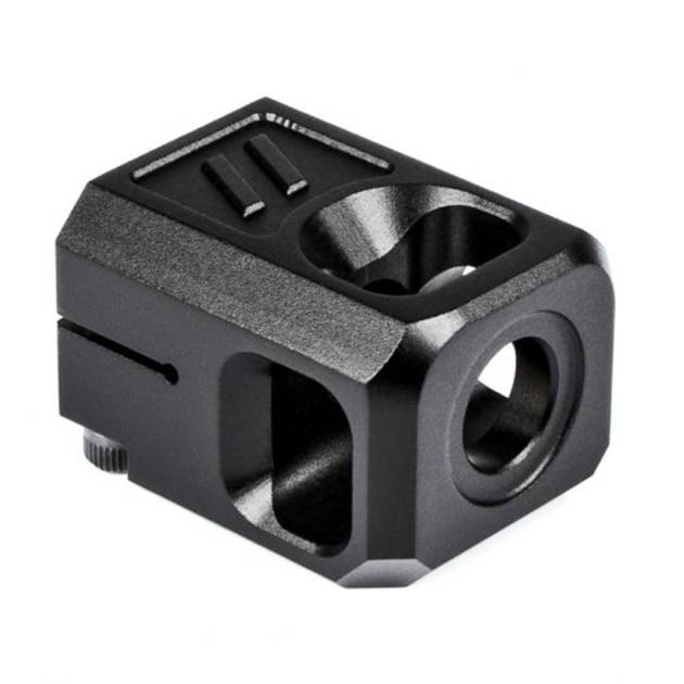 ZEV Technologies Pro Compensator V2 Glock 19 9mm Luger 1/2x28 Thread Black