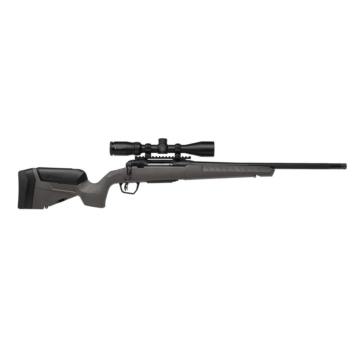 Savage 110 Trail Blazer XP Rifle 308 Win 4rd Capacity 20" Threaded Fluted Barrel Flat Dark Gray Stock w/Crossfire II 3-9x40