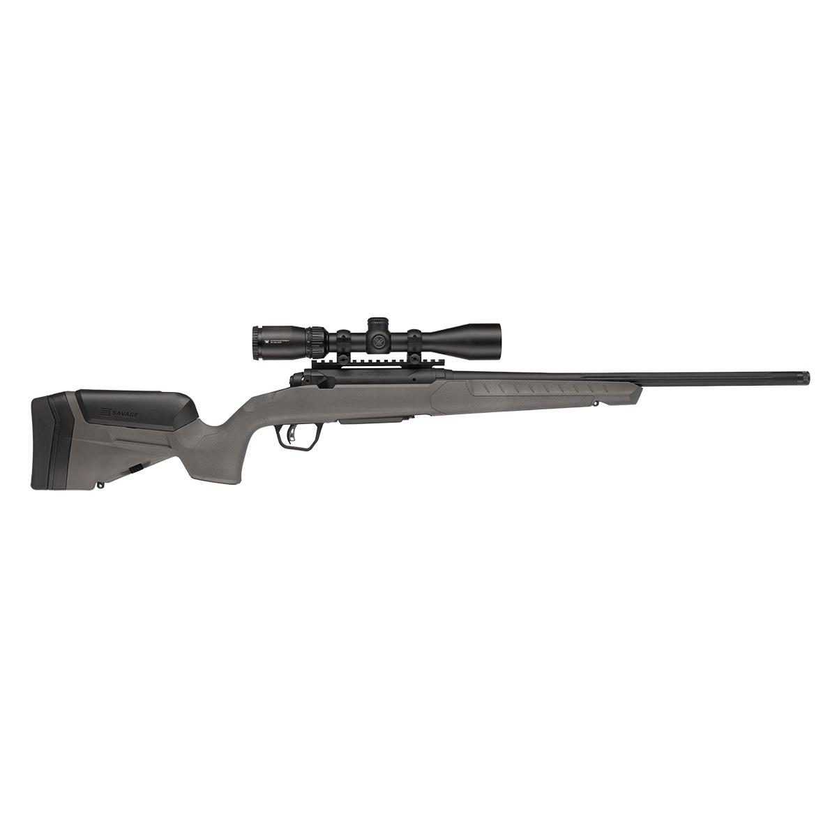 Savage 110 Trail Blazer XP LH Rifle 7 PRC 2rd Capacity 22" Threaded Fluted Barrel Flat Dark Gray Stock w/Crossfire II 3-9x40