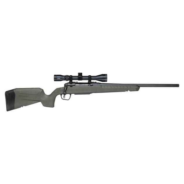 Savage AXIS 2 XP Rifle 25-06 Rem 4rd Magazine 20" Threaded Barrel 3-9x40 Scope Synthetic Green Stock