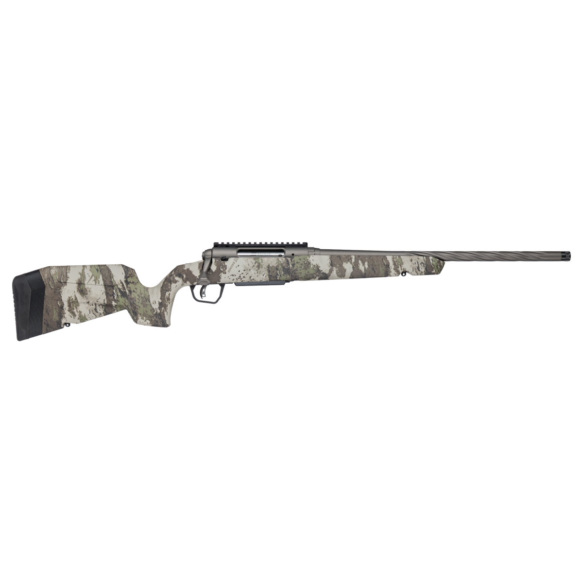 Savage AXIS 2 PRO Woodland Rifle 25-06 Rem 4rd Magazine(1) 20'' Threaded Spiral Fluted Barrel
