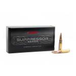 Barnes Suppressor Series Sierra MatchKing Rifle Ammunition .300 Blackout 220gr HP 1060 fps 20/ct