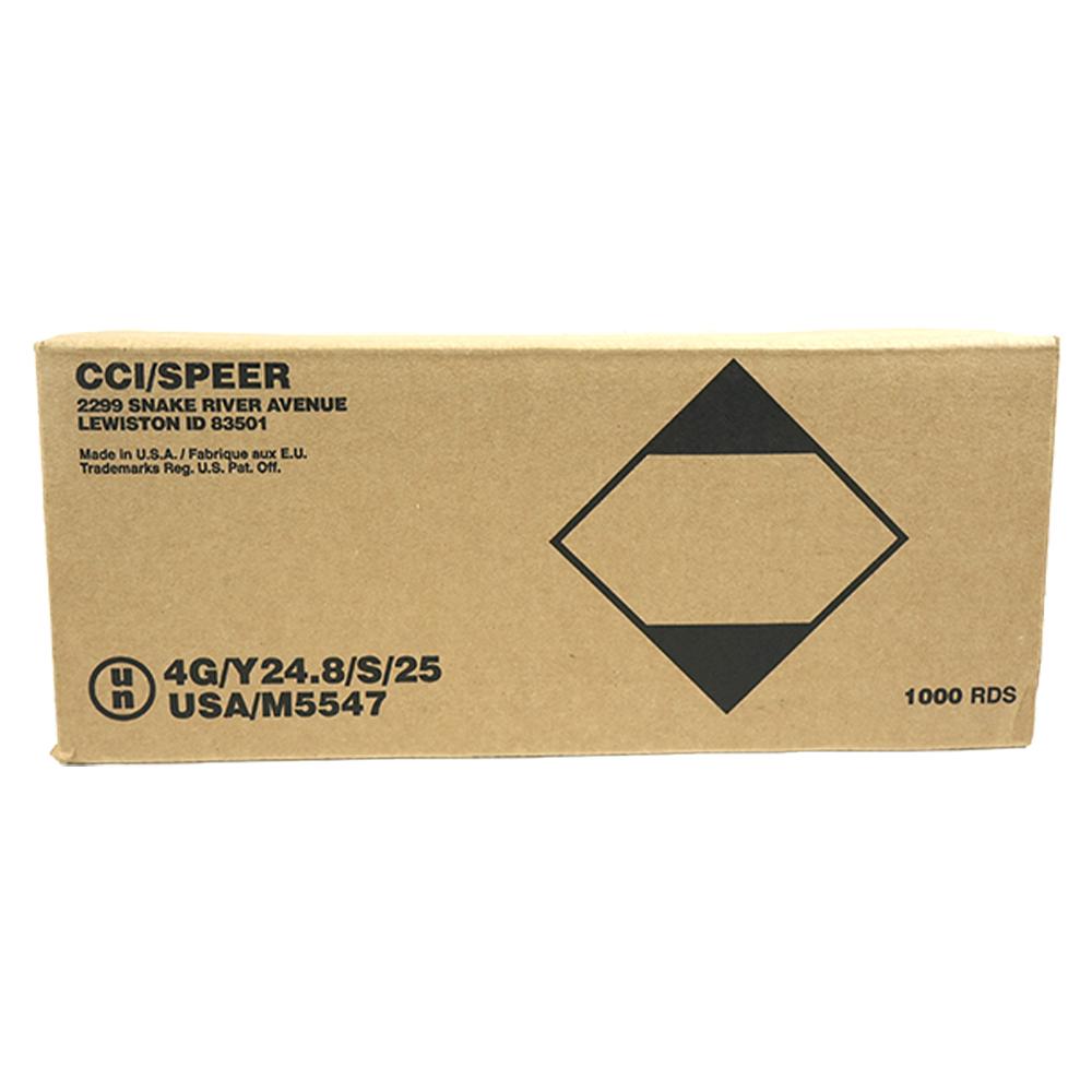 CCI Blazer Brass Handgun Ammunition .40 S&W 165 gr FMJ 1050 fps 1000/ct Case