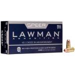 Speer Lawman Cleanfire Handgun Ammunition .357 Sig 125gr TMJ 1350 fps 50/ct