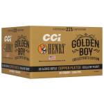 CCI Henry Golden Boy Edition Rimfire Ammunition .22 LR 36gr CPHP 1260 fps 275/ct