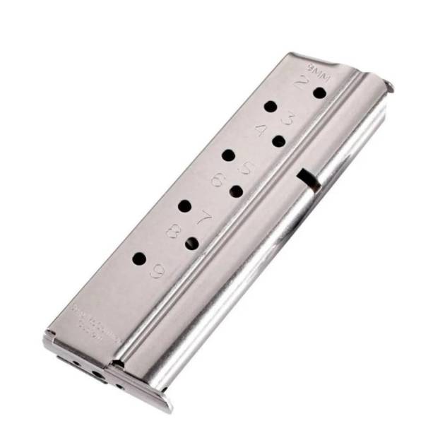 Chip McCormick Custom Match Grade Full Size 1911 Handgun Magazine Stainless Steel 9mm Luger 9/rd