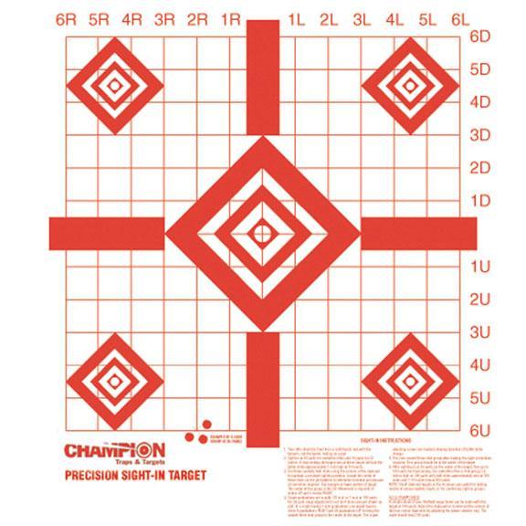 Champion Redfield Style Precision Sight-In Target