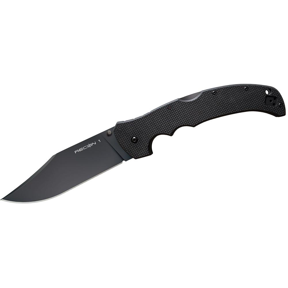 Cold Steel Recon XL Folding Knife 5-1/4" Clip Point Blade Black