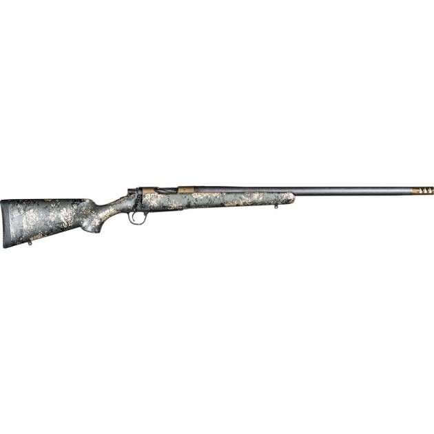 Christensen Arms Ridgeline FFT Rifle 7mm PRC 3rd Magazine 22" Barrel Carbon with Green & Tan Accents